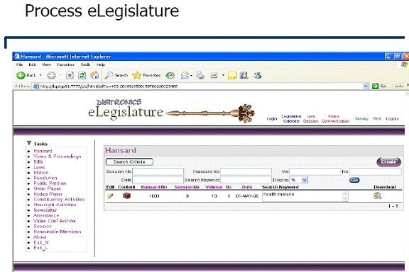 eLegislature